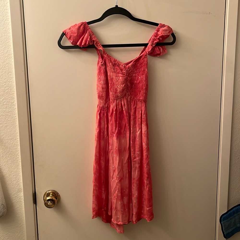 Tiare Hawai’i pink polkadot dress